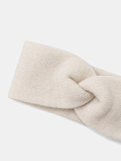 Answear.LAB opaska wełniana kolor beżowy