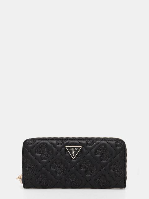 Guess portfel ADELASIA damski kolor czarny SWQL96 58146 - zdjęcie produktu nr 1