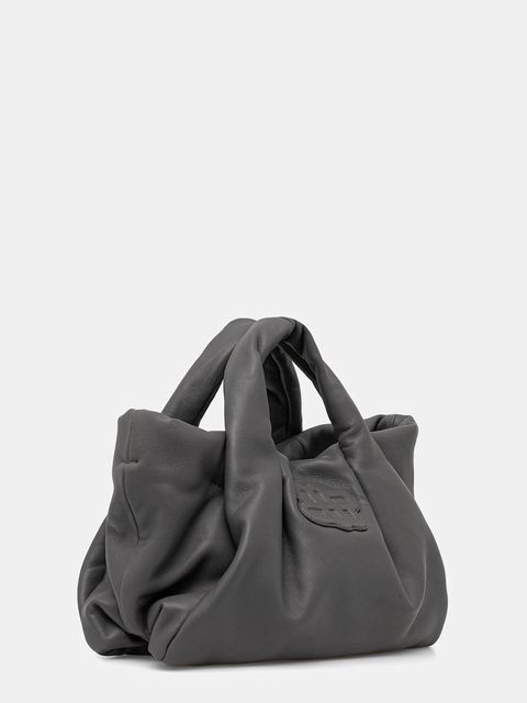 MUNTHE torebka skórzana LIXIA kolor szary 254191525452 - zdjęcie produktu nr 2