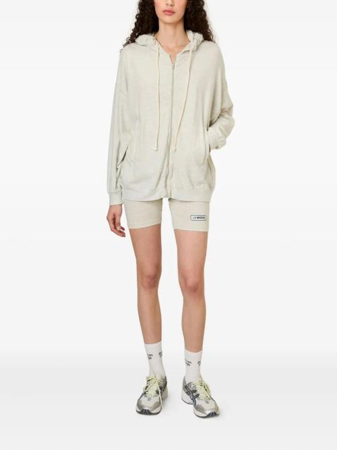 American Vintage zip Ypawood hoodie - Neutrals