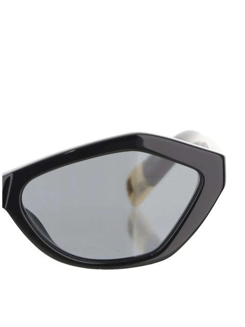 Jacquemus angled-frame sunglasses - Black