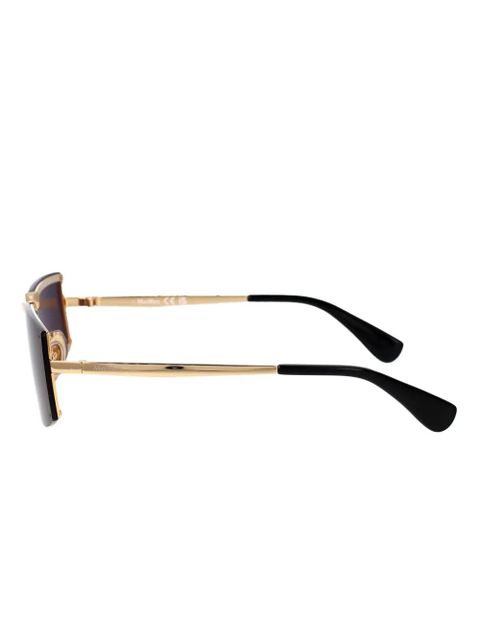 Max Mara Eyewear rectangle-frame sunglasses - Gold