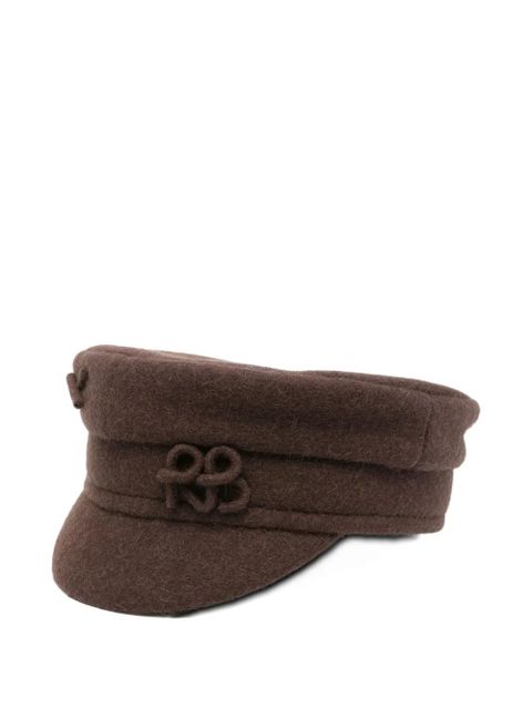 Ruslan Baginskiy embroidered-logo beret - Brown - zdjęcie produktu nr 2