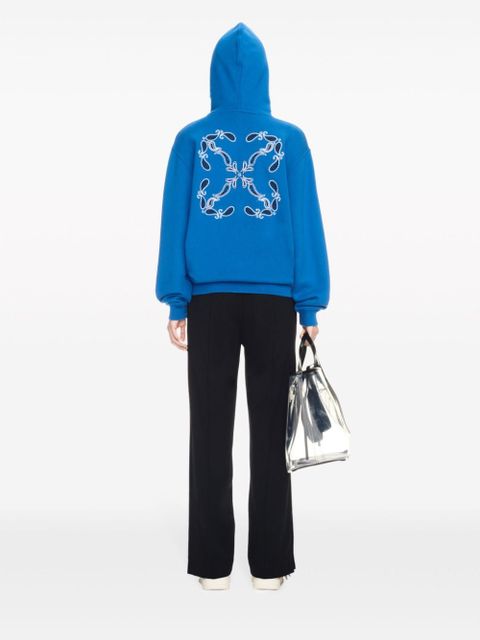 Off-White logo-band track pants - Black