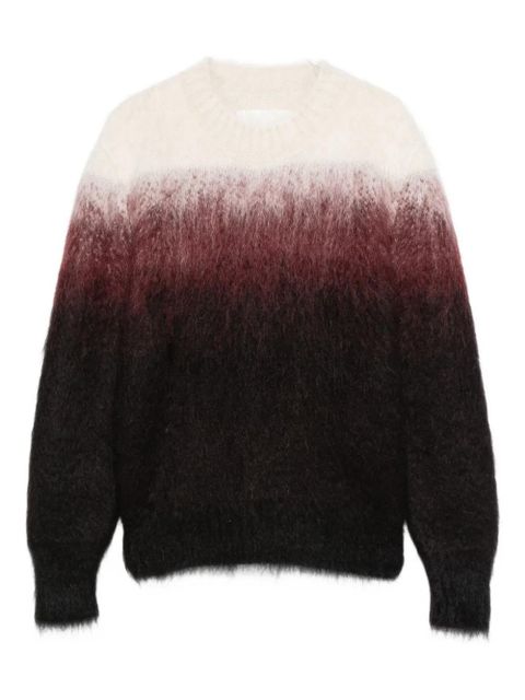 Jil Sander ombré-effect sweater - Red