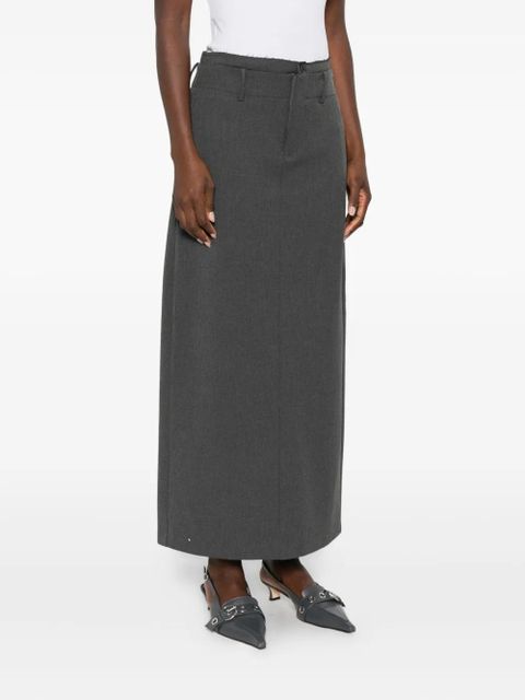 Eleh high-waisted straight skirt - Grey - zdjęcie produktu nr 2