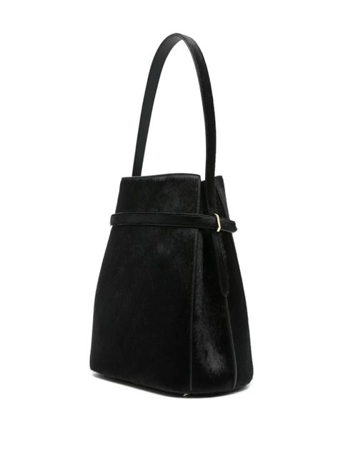 TOTEME leather bucket bag - Black - zdjęcie produktu nr 2
