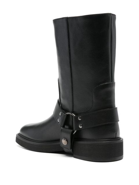 Valentino Garavani 30mm VLogo biker boots - Black - zdjęcie produktu nr 2