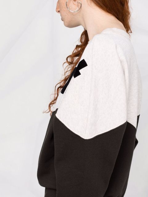 MARANT ÉTOILE logo-embroidered sweatshirt - Black