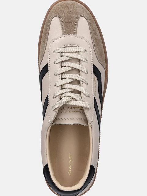 Gant sneakersy skórzane Cuzima damskie kolor beżowy 31531040