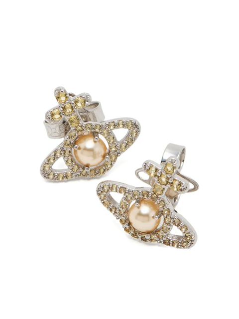 Vivienne Westwood Olympia Pearl earrings - Brown - zdjęcie produktu nr 2