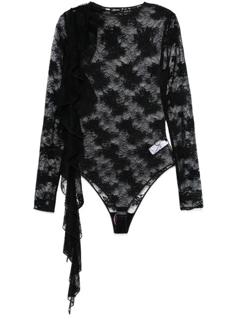 Oséree scarf-detail bodysuit - Black - zdjęcie produktu nr 1