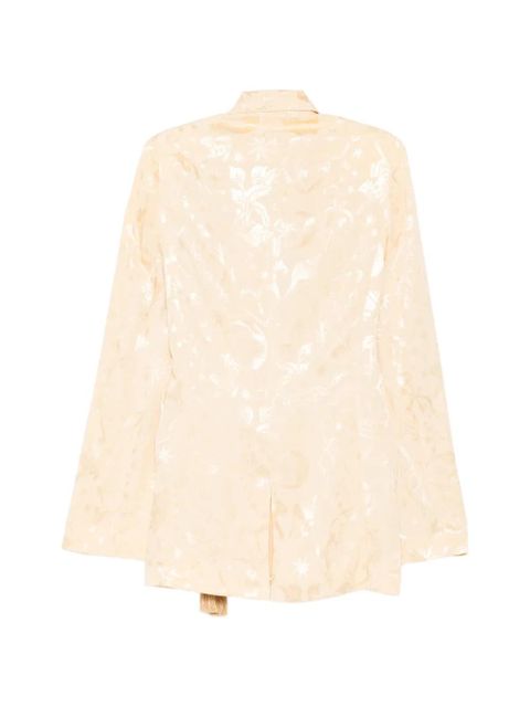 FARM Rio notched lapel blazer - Neutrals - zdjęcie produktu nr 2