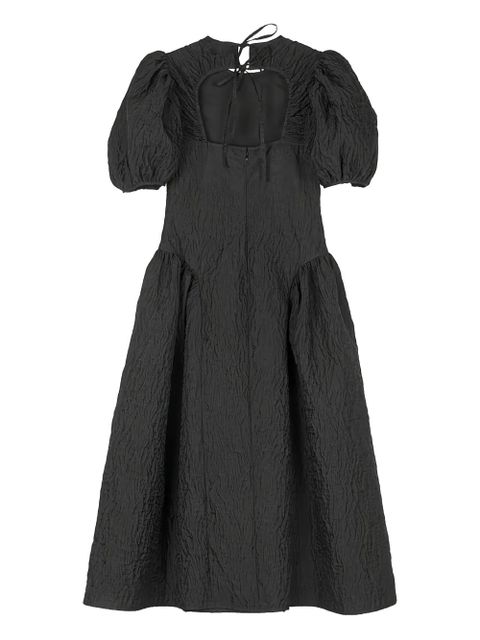 Cecilie Bahnsen matelassé puff-sleeve bali dress - Black - zdjęcie produktu nr 2