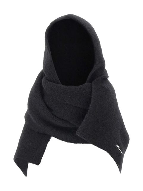 ROTATE BIRGER CHRISTENSEN knit hood scarf - Black