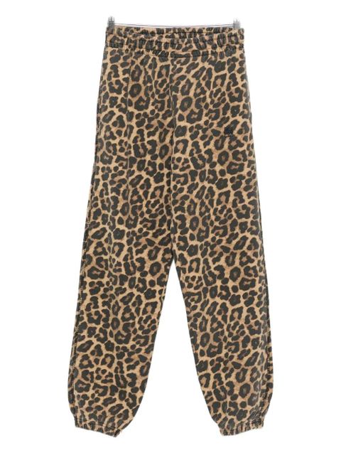 ANINE BING leopard-print track pants - Brown - zdjęcie produktu nr 1