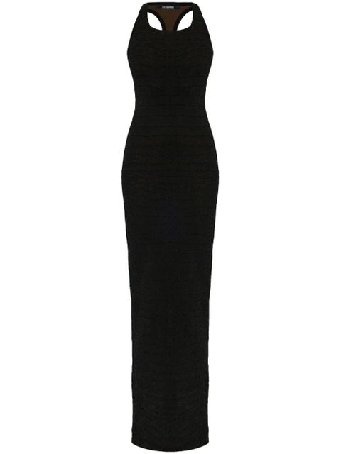 Jacquemus sleeveless midi dress - Black - zdjęcie produktu nr 1