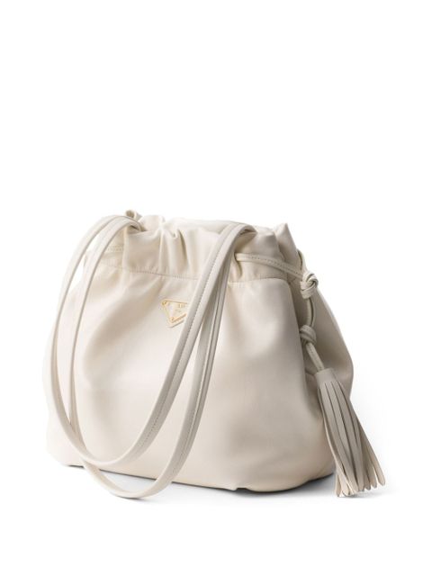 Prada Nappa leather shoulder bag - White