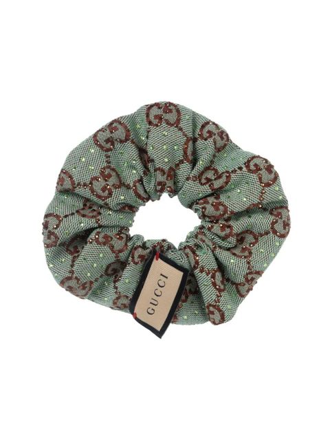 Gucci GG canvas scrunchie - Green