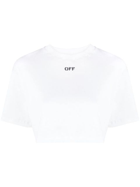 Off-White Off-Stamp cropped T-shirt - zdjęcie produktu nr 1