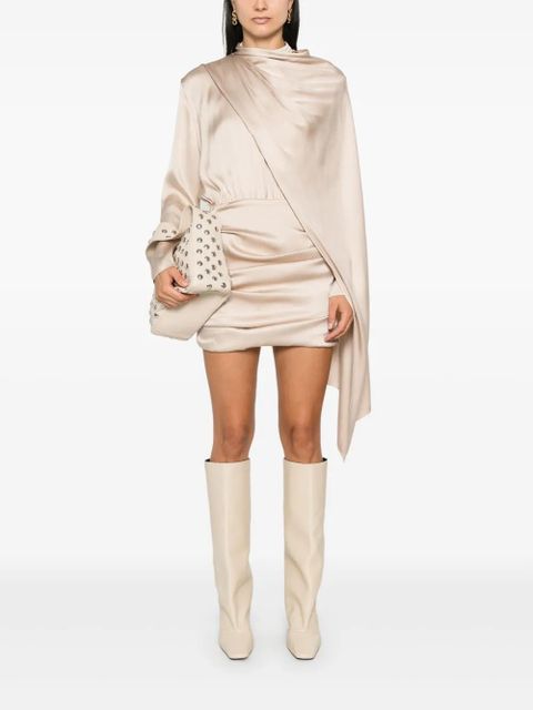 Magda Butrym cape-effect mini dress - Neutrals - zdjęcie produktu nr 2