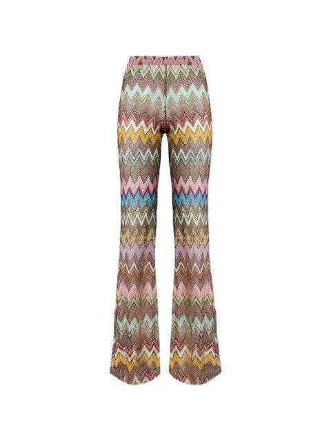 Missoni zigzag beach cover-up trousers - Brown - zdjęcie produktu nr 1