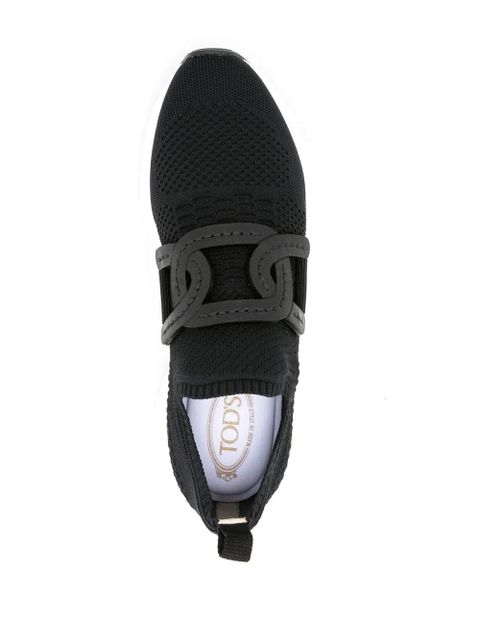 Tod's chain-link detail slip-on sneakers - Black - zdjęcie produktu nr 2