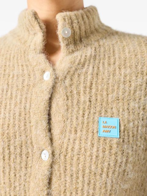 American Vintage East long-sleeve buttoned cardigan - Neutrals