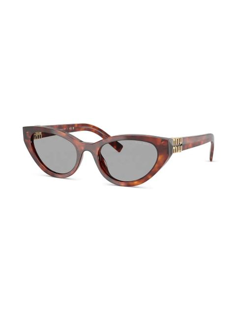 Miu Miu Eyewear cat-eye sunglasses - Brown - zdjęcie produktu nr 2