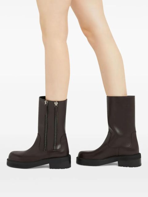 Giuseppe Zanotti Foustine leather ankle boots - Brown