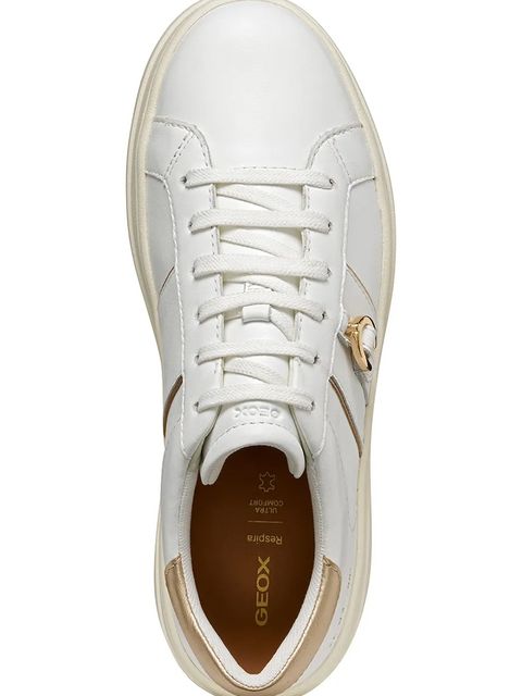 Geox sneakersy skórzane D SPHERICA ECUB-2 damskie kolor biały D56WVB 085Y2 C1327