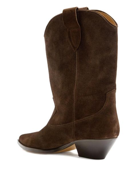 MARANT ÉTOILE DUERTO suede cowboy boots - Brown - zdjęcie produktu nr 2