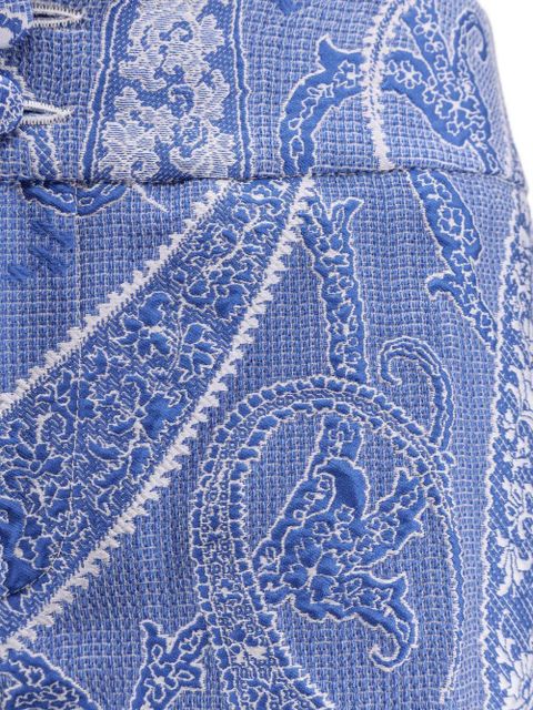 ETRO paisley-print trousers - Blue