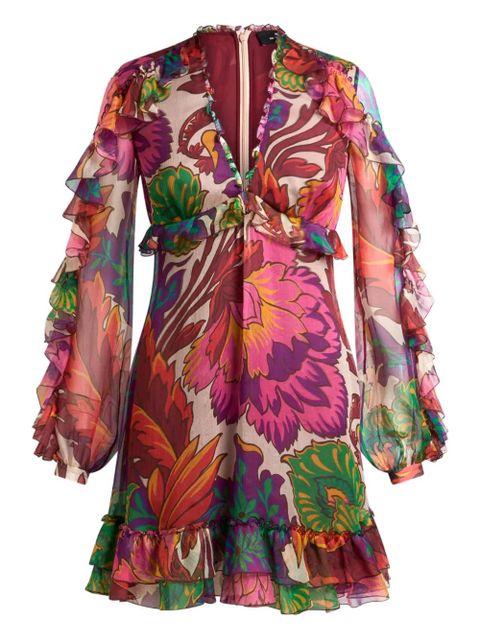 ETRO floral-print mini dress - Pink - zdjęcie produktu nr 1