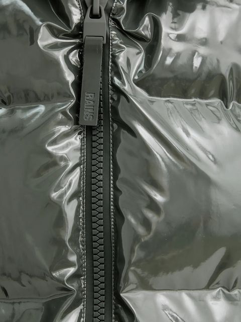 Rains kurtka 15130 Alta Longer Puffer Jacket kolor zielony zimowa 15130