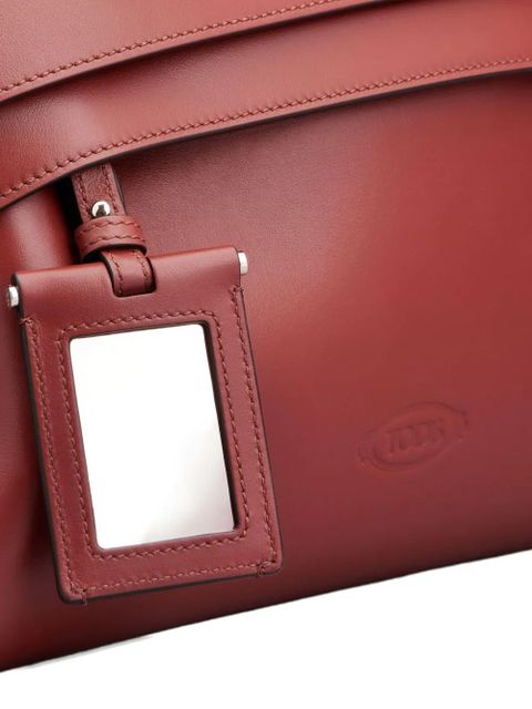 Tod's leather flap shoulder bag - Red