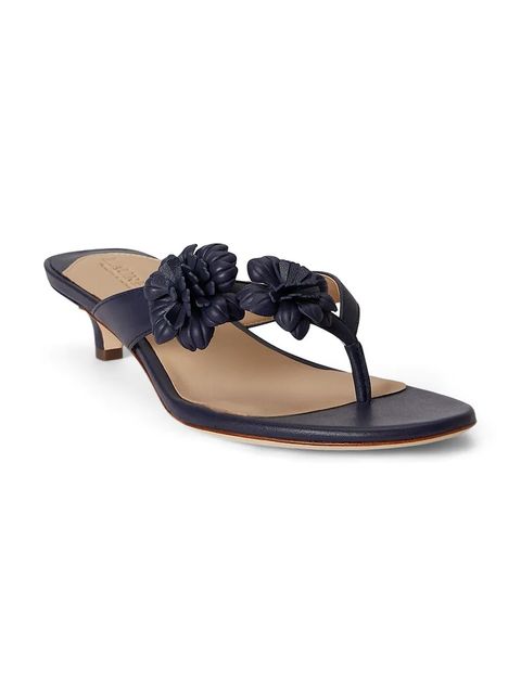 Lauren Ralph Lauren japonki damskie skórzane Frncsa Flwr - zdjęcie produktu nr 1
