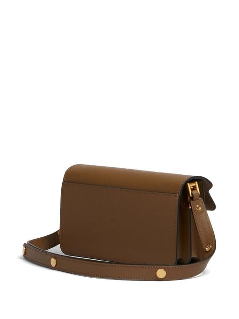 Marni Trunk leather shoulder bag - Brown