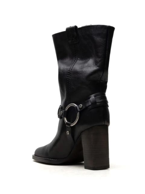 Free People Hayden leather boots - Black