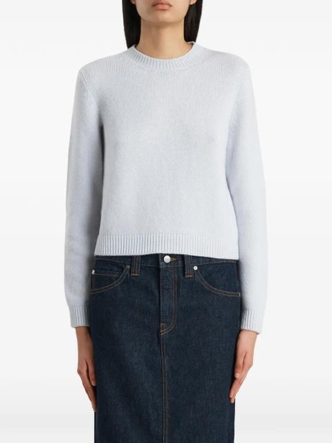 KHAITE Leta crew-neck sweater - Blue