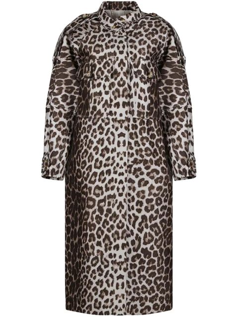 ZIMMERMANN animal print coat - Neutrals - zdjęcie produktu nr 1