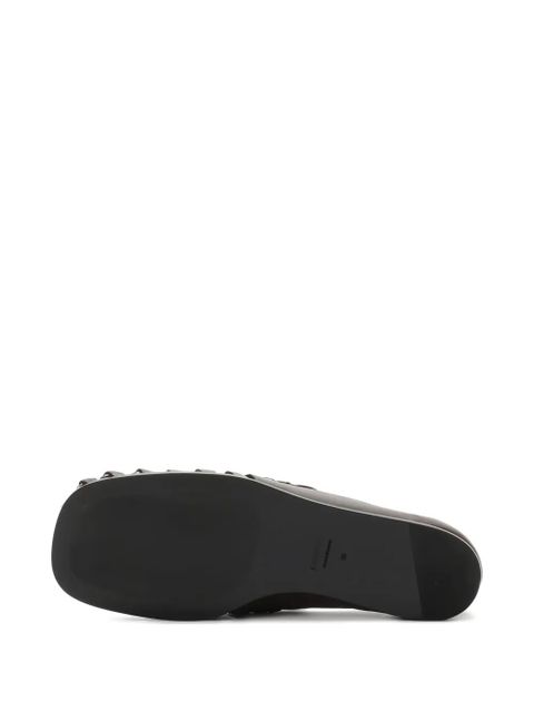 Jil Sander square.-toe loafers - Brown