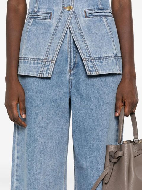 Aje Holland frayed jeans - Blue