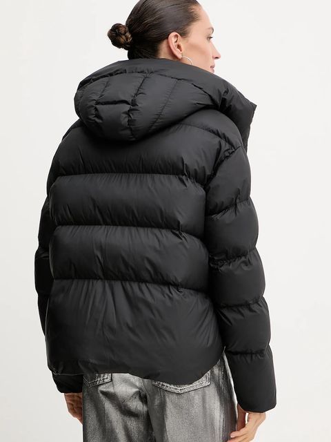 Pinko kurtka kolor czarny zimowa oversize 101602 A2P6