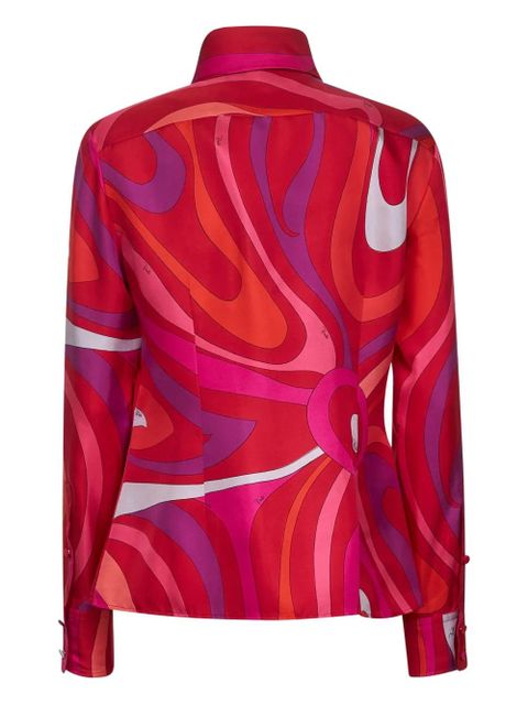 PUCCI Marmo-print shirt - Red - zdjęcie produktu nr 2