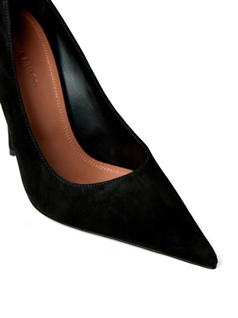 Amina Muaddi Barbara pointed pump - Black