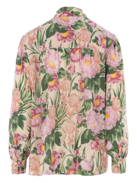 Chloé lavallière silk blouse - Neutrals - zdjęcie produktu nr 2