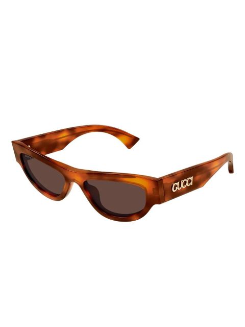 Gucci Eyewear cat-eye sunglasses - Brown - zdjęcie produktu nr 2