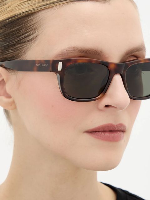 Saint Laurent okulary przeciwsłoneczne kolor brązowy SL 83