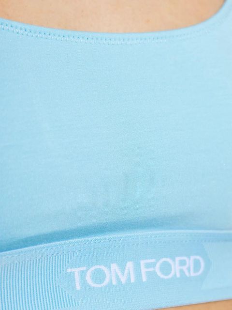 TOM FORD logo bandeau bra - Blue - zdjęcie produktu nr 2